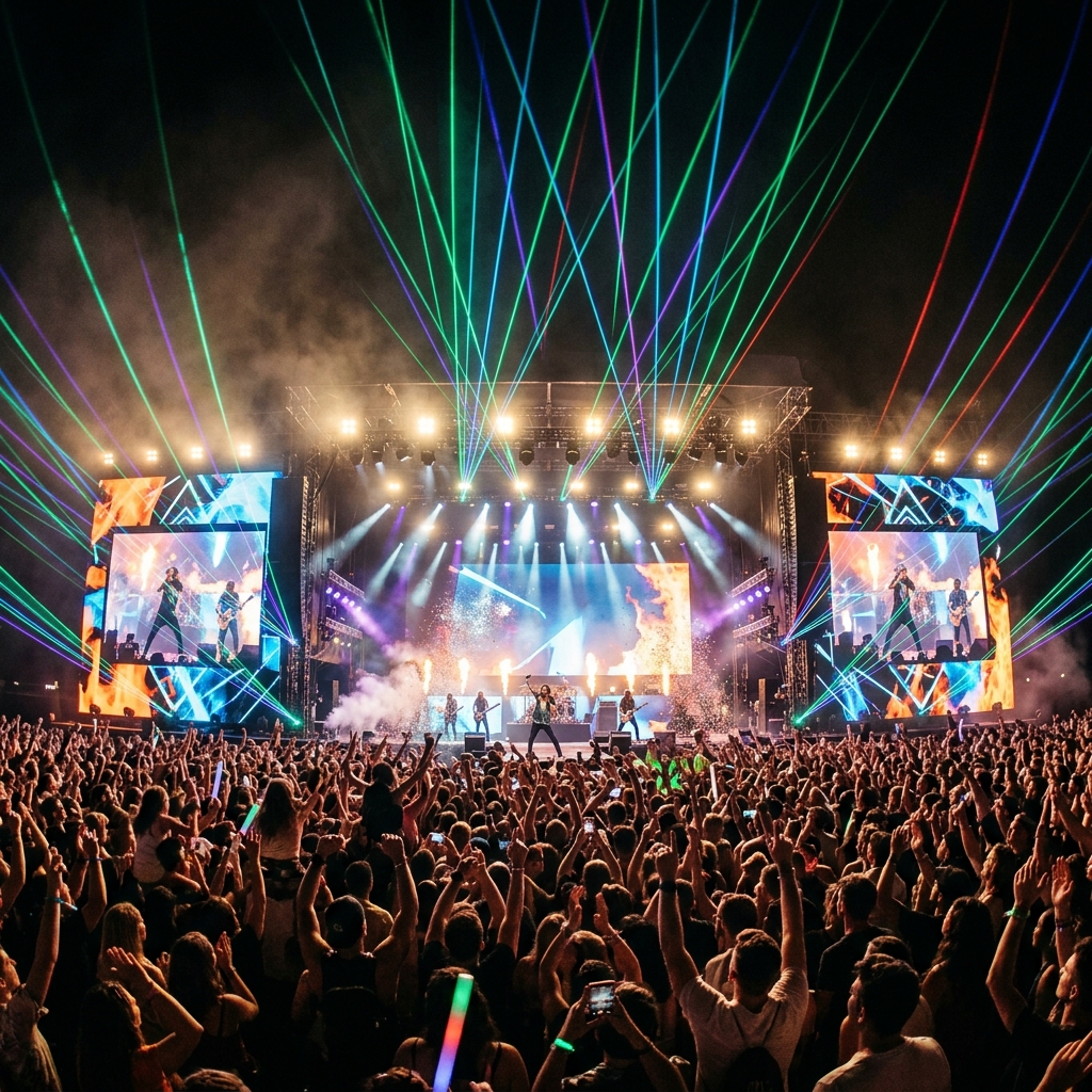 Festivales y Shows a Gran Escala